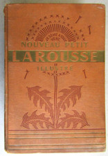 Dictionnaire Nouveau Petit Larousse illustré 1946 Couverture pissenlit