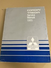 1985 Mitsubishi Cordia / Tredia Factory Service Manual