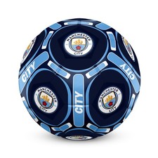 Manchester City FC - Ballon de foot - avec blason  -bleu- taille 4