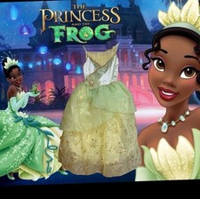 Premium Disney Store Tiana Gown Child Size 9/10