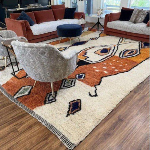 Tapis moquette fait - , en