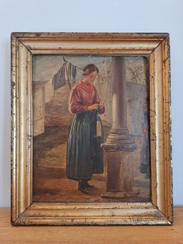 Jeune lingère ouvrage - jeune,