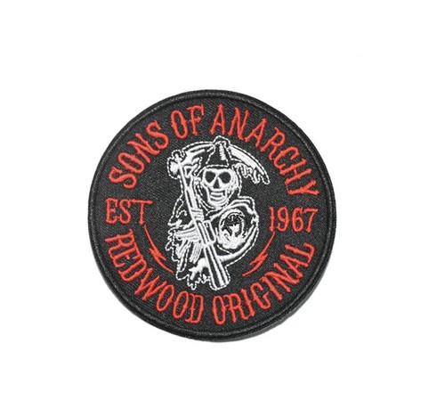 Patch ecusson biker faucheuse - patch,