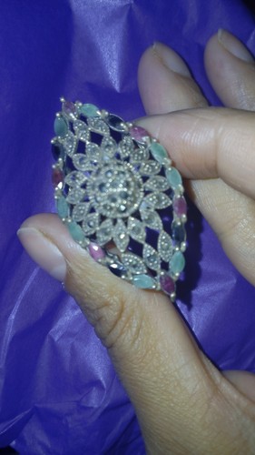 Ancien bague argent avec - bague,