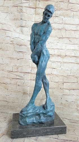 Statue bronze d homme - statue,
