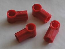 4 x LEGO technic Red Angle Connector ref 32013 set 8145 8070 8258 8285 8674 8653