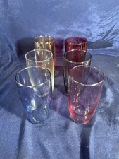 6 anciens gobelets - verres à