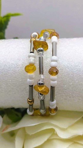 Bracelet perles rangs - perles,
