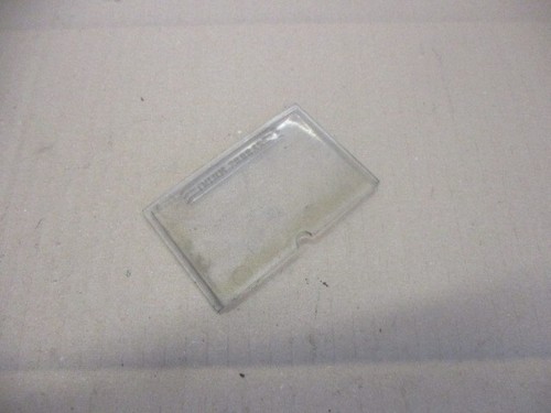 Plaque transparente - , de