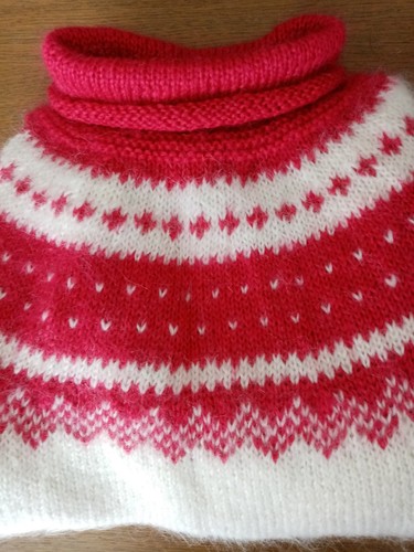 Pull mohair jacquard - jacquard, fait