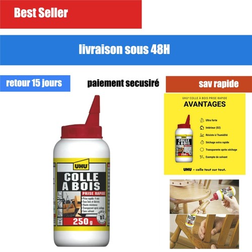 Uhu colle bois express - uhu, 250