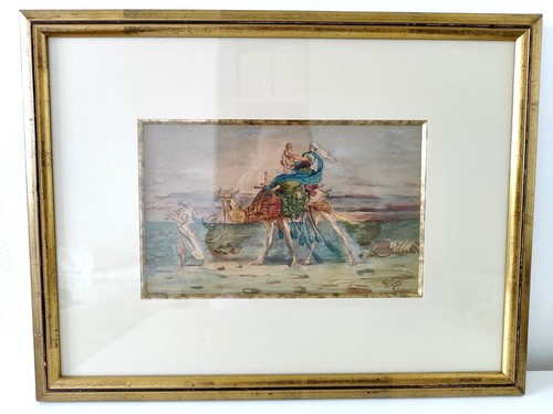 Aquarelle orientaliste