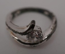 Argent Sterling .925 Taille 6.75 Bague Bijoux Tendance