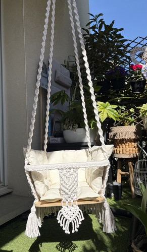 Balançoire enfant macramé - balançoire,