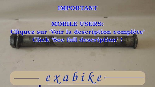 Axe roue arriere pour - axe,
