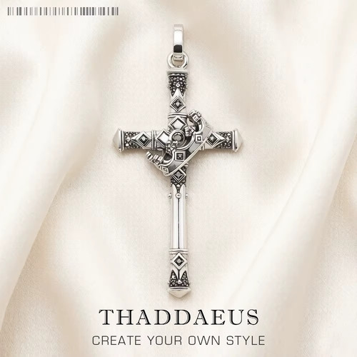 Pendentif croix couronne - pendentif,