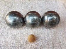 OBUT ancienne triplette boule pétanque ancien concours compétition jb cochonnet