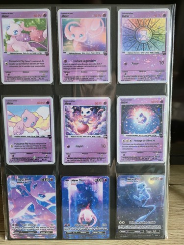 Cartes pokémon mew - pokémon, holo