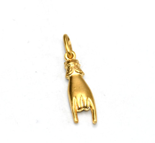 Pendentif main cornue - pendentif,