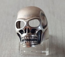 Bague forme tête de mort, en