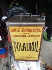 bidon d'huile ancien Polaroil