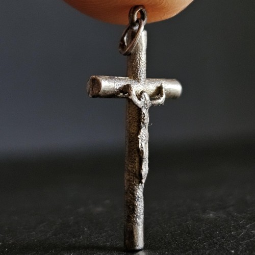 Pendentif croix argent - , massif