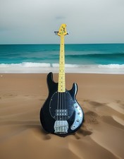 Sterling by Music Man SUB Series StingRay 4-String Bass Guitar Black Maple Neck