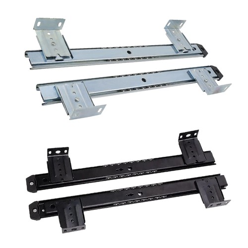 Rail coulissant pour - , plateau
