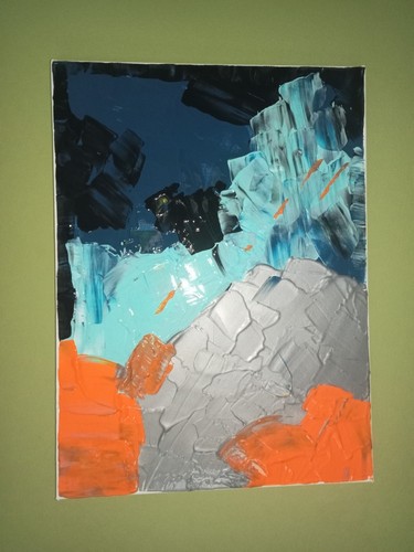 Tableau peinture acrylique sur - acrylique,