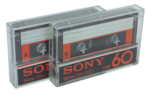 Sony chf lot - 2, cassette