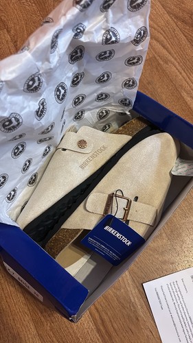 Birkenstock boston beige - birkenstock,