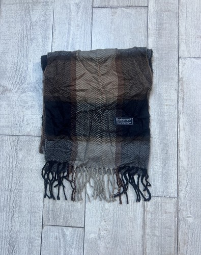 écharpe burberry marron - burberry, marron/gris