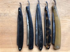 5 rasoirs Coupe Choux, vintage, en l'état. Vintage Straight Razor lot