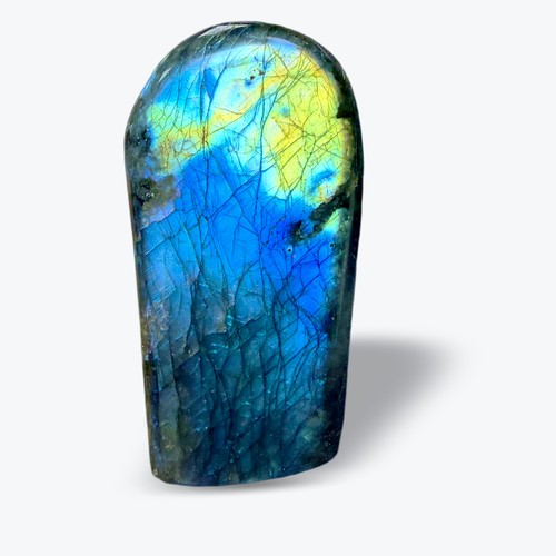 Natural blue labradorite - blue,