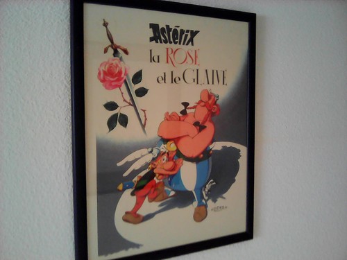 Sérigraphie cadre astérix - sérigraphie, et