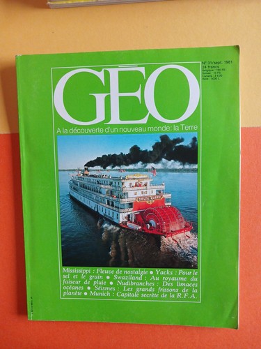 Magazine géo 31 septembre - magazine,