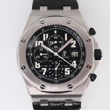 Mint Audemars Piguet 26170ST.OO.D101CR.03 Royal Oak Offshore Black Steel Watch 
