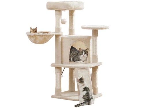Arbre chats 593206 beige - À,