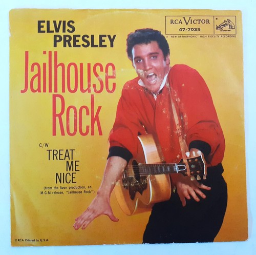 45t elvis presley jailhouse - 45t, presley-jailhouse