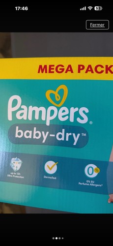 112 couches pampers baby dry - couches,
