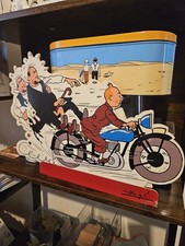 PLV Tintin Moto Motard Kuifje 