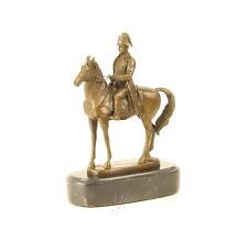 Napoleon Bronze Horse Sculpture on Black Marble after Antonio Canova