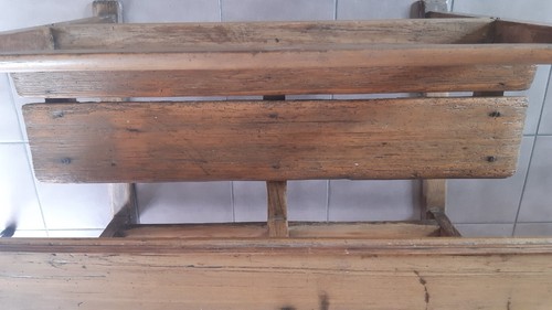 Bureau école ancien - ancien, bois