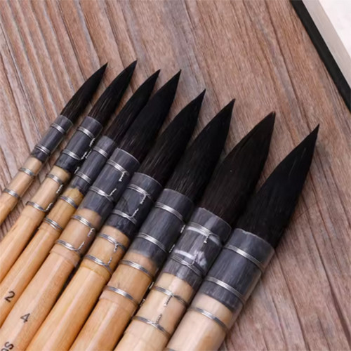 Pinceaux aquarelle poil