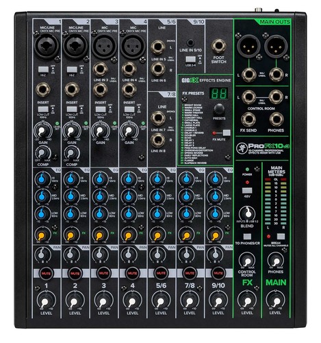 Mackie profx10v3 channel - profx10v3, 10-channel