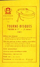 Advertising - Polydor #5""3 Speed"" Turntable - Philips Electrophone