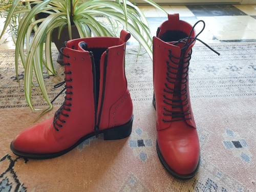 Chaussures femme bottines - , cuir