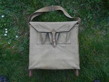 ANCIEN SAC SACOCHE SIÈGE COLLECTION PÊCHE PÊCHEUR TOILE ARMY MILITAIRE DÉBUT XXe
