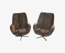 Paire de fauteuils " Oeuf " de