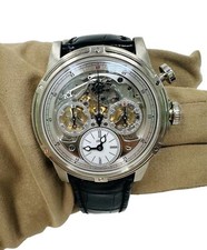 Louis Moinet Memoris 18k White Gold Limited Edition 60 Pieces LM- 54.70.80 